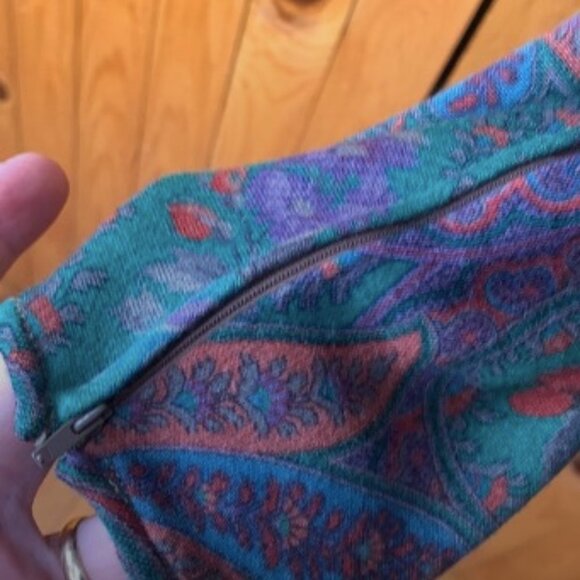 Vintage Ungaro Parallele Paisley Floral Dinner Jacket + Frilly Top 3-Piece Set - Picture 13 of 13